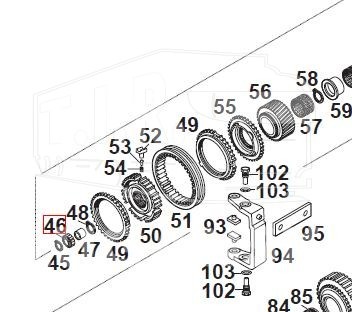 98530165, Подшипник игольчатый — Euroricambi