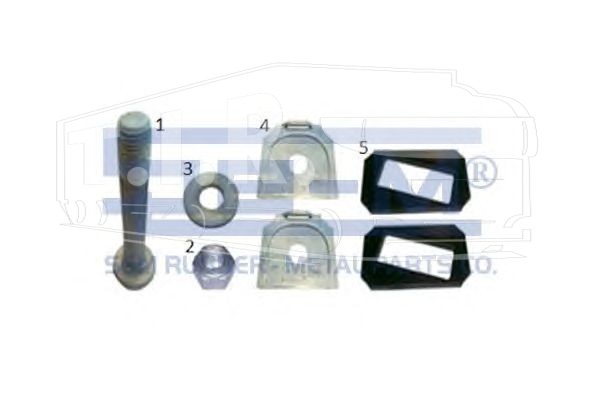 SEM10909, Р-к пальца рессоры М24*60*72 — SEM