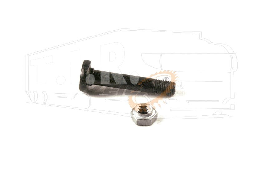 ZX01.0316, Палец полурессоры М30*170 с гайкой — ZeTeX