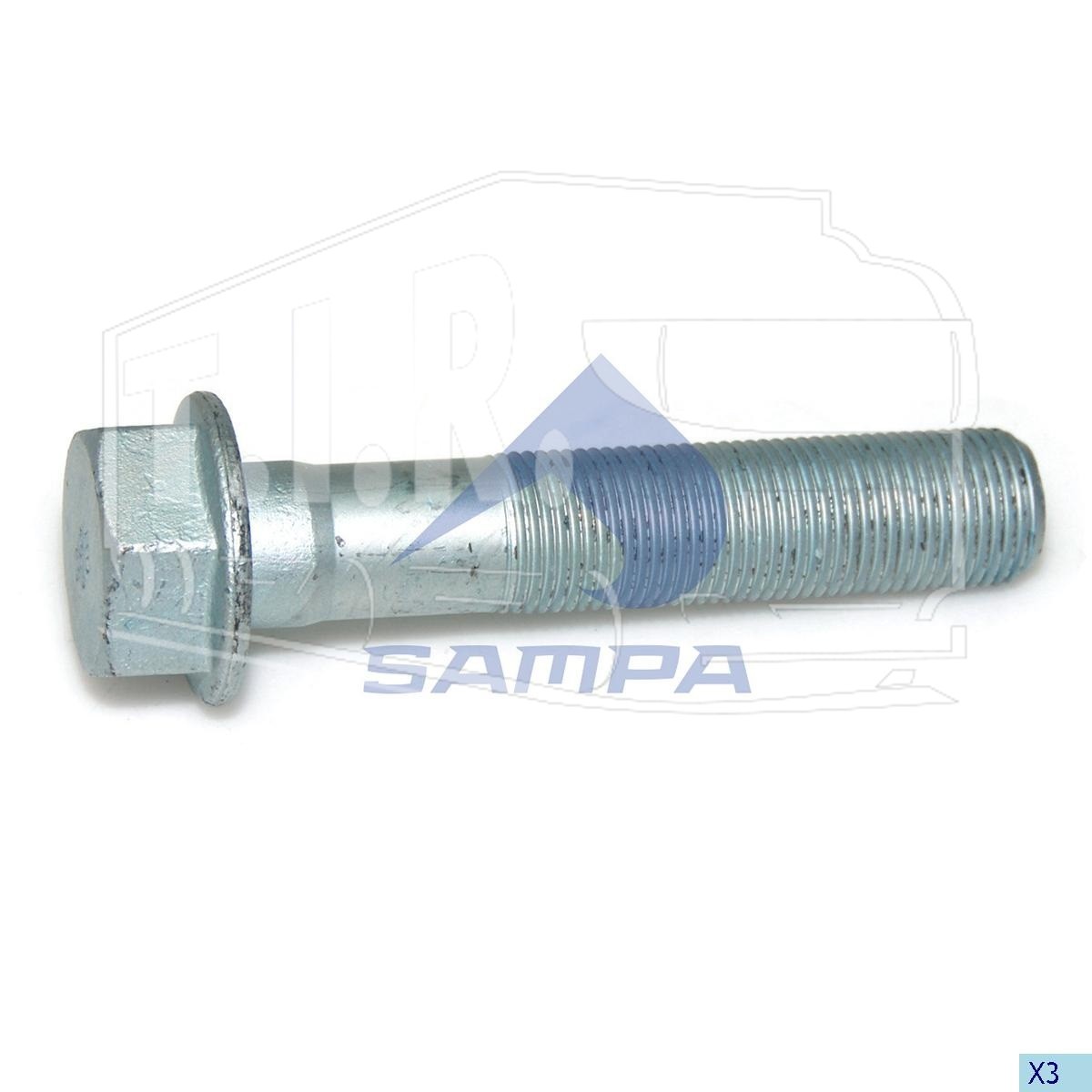 102.520, Болт амортизатора М24*2*120 10,9 — Sampa