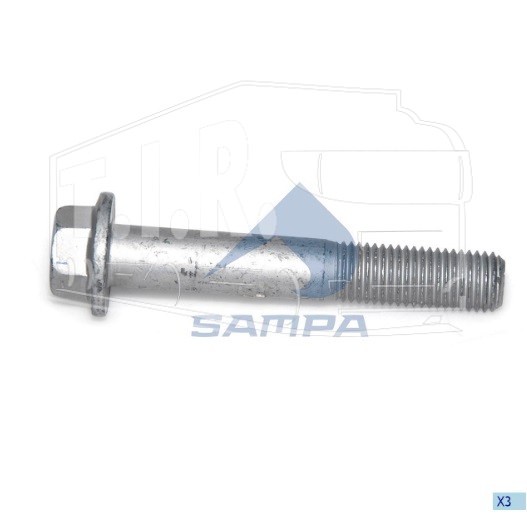 102.216, Болт М16*2*100 (10.9) — Sampa