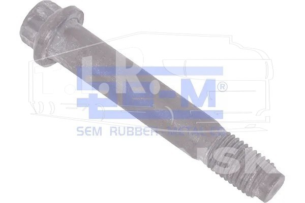 SEM16200, Болт М12*1.5*75 E22 крепления ступицы — SEM
