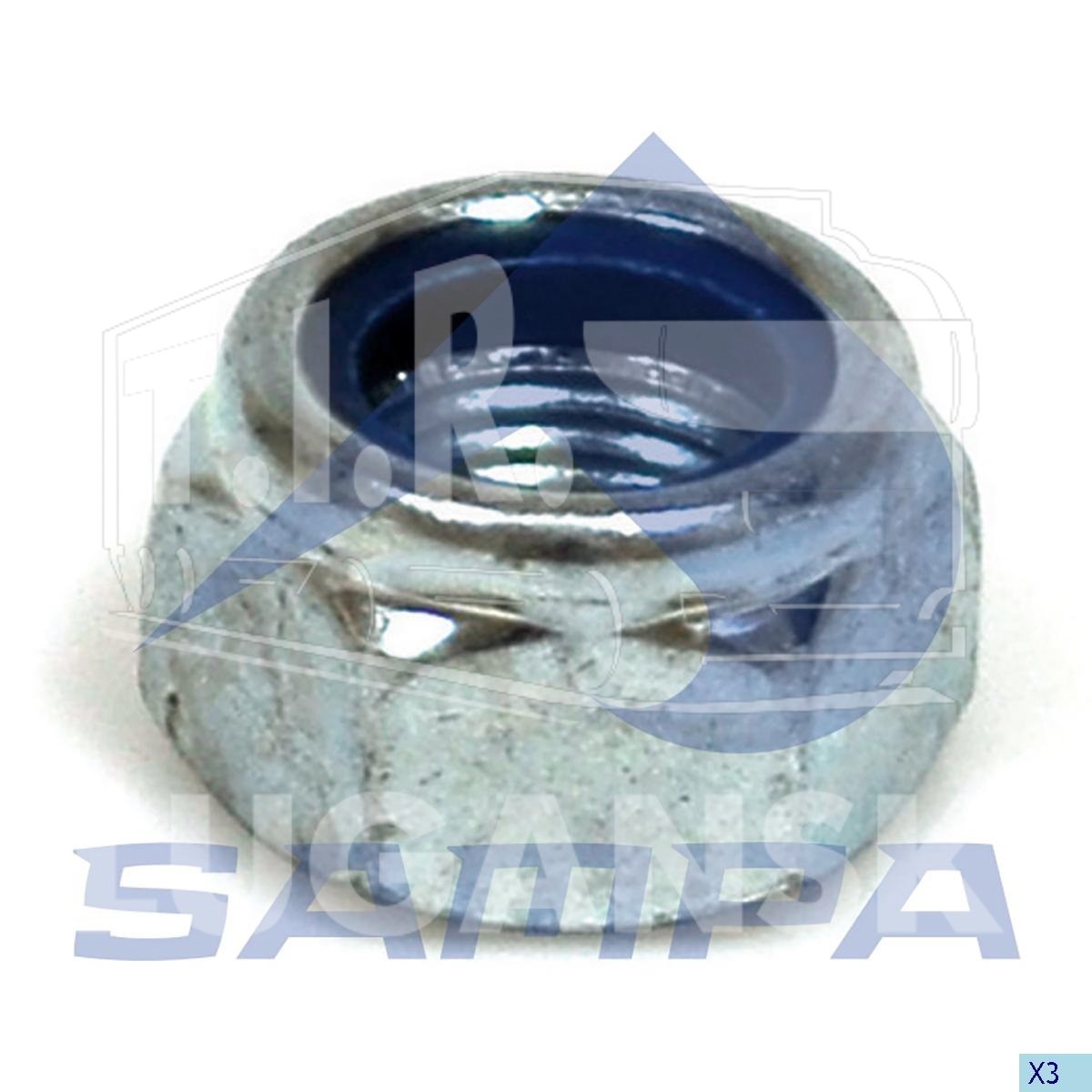 104.103, Гайка М16*1.5 самоконтрящ. — Sampa