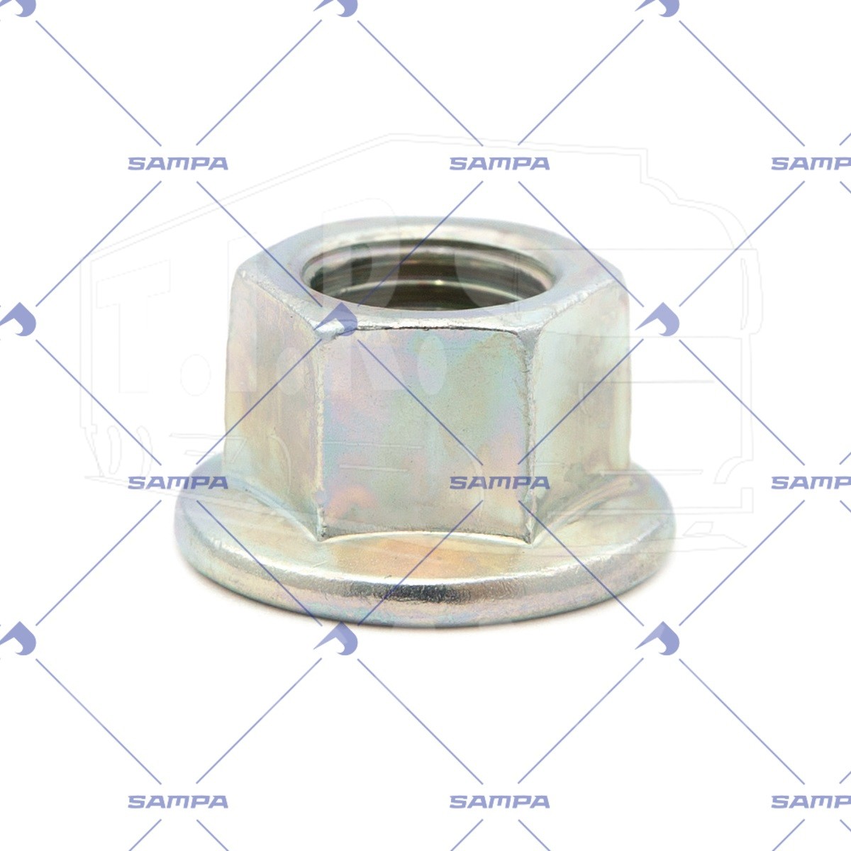 020 450, Гайка колесная М14*1.5 (8.8) — Sampa
