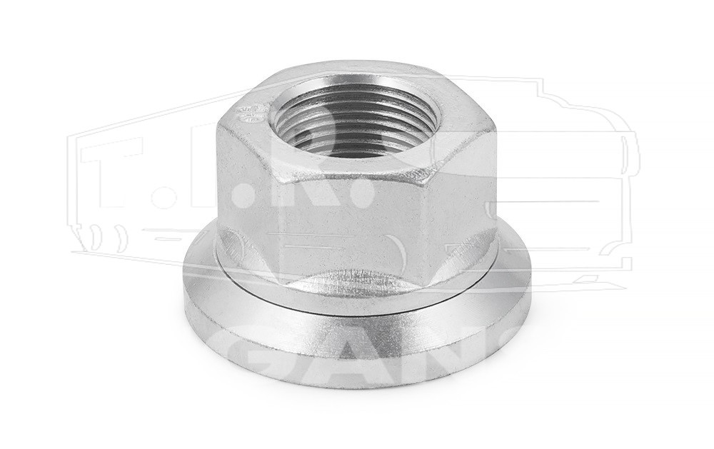 01353E, Гайка М22*1.5 колеса с юбкой SW32 H=27 — EXOVO