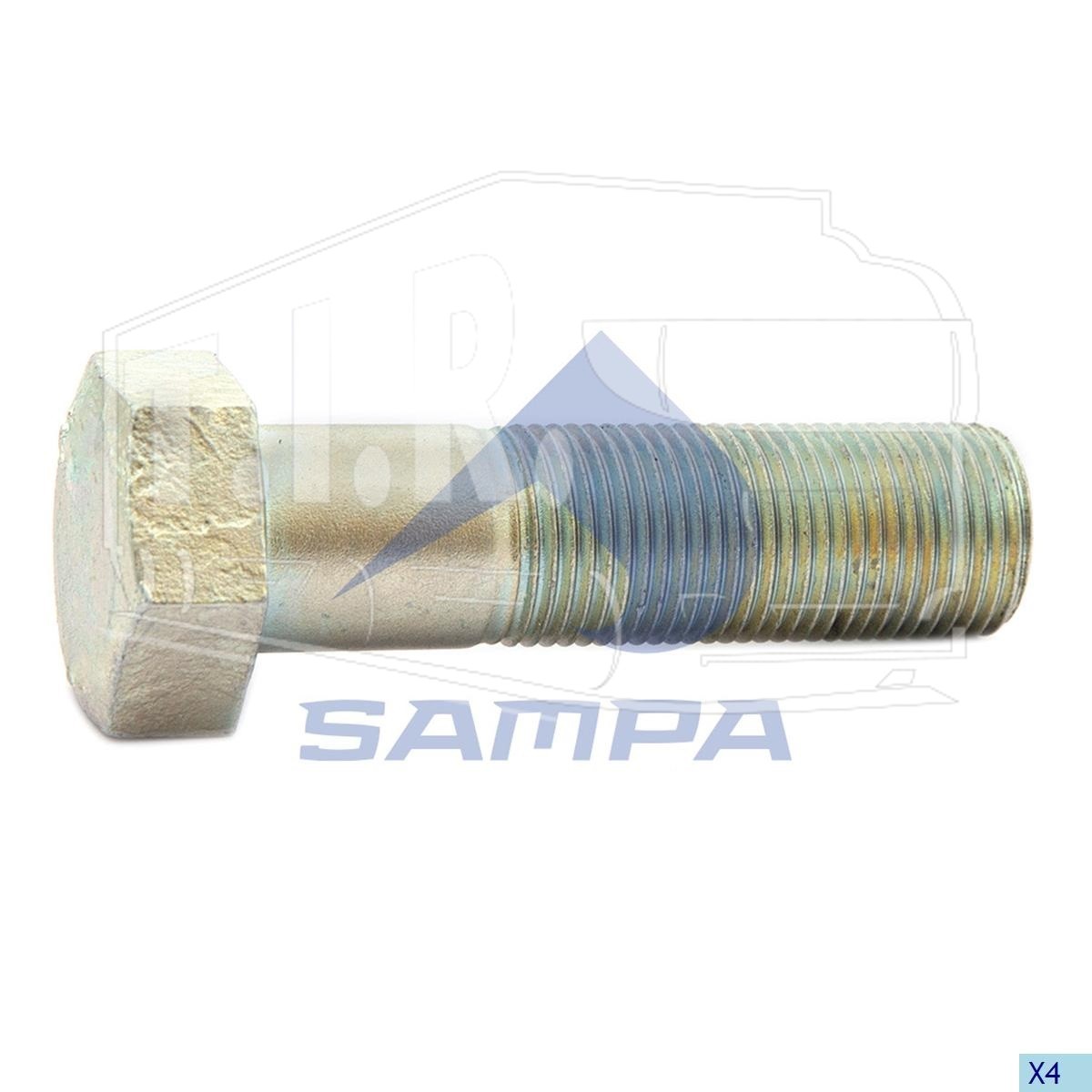 102.525, Болт М18*1.5*65 (10.9) — Sampa
