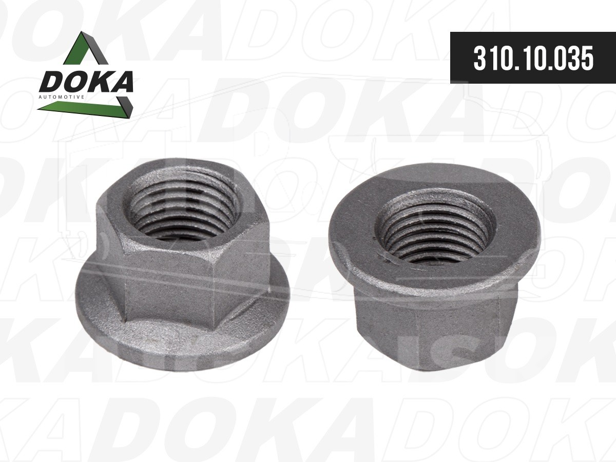 310.10.035, Гайка колеса M14x1.5 H=16 SW19 HB=10 — DOKA