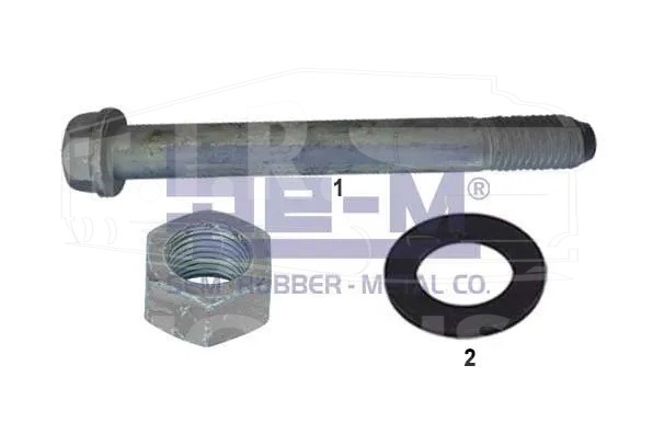 SEM19235, Болт амортизатора М20*2*170 (10.9) + гайка — SEM