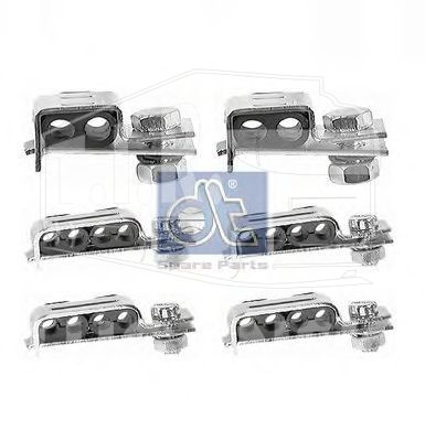 4.90784, Clamps, kit — Diesel Technic