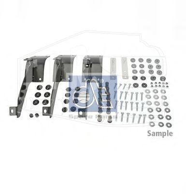 6.96100, Комплект навески, солнцезащитный козырек — Diesel Technic