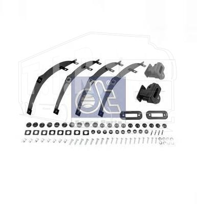3.98401, Монтажный комплект, солнцезащитный козырёк — Diesel Technic