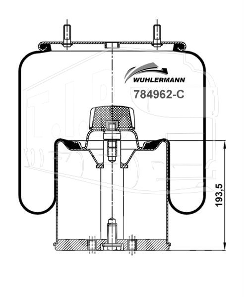 784962-C, Пневморессора — WUHLERMANN