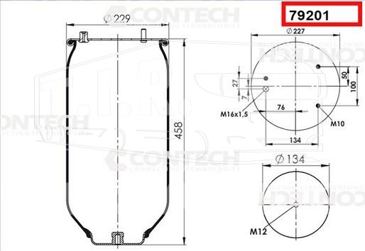 79201, Пневморессора — Contech