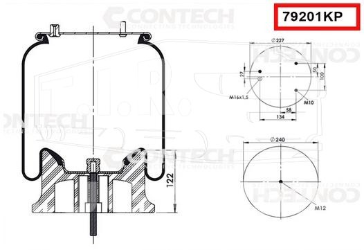 79201KP, Пневморессора — Contech