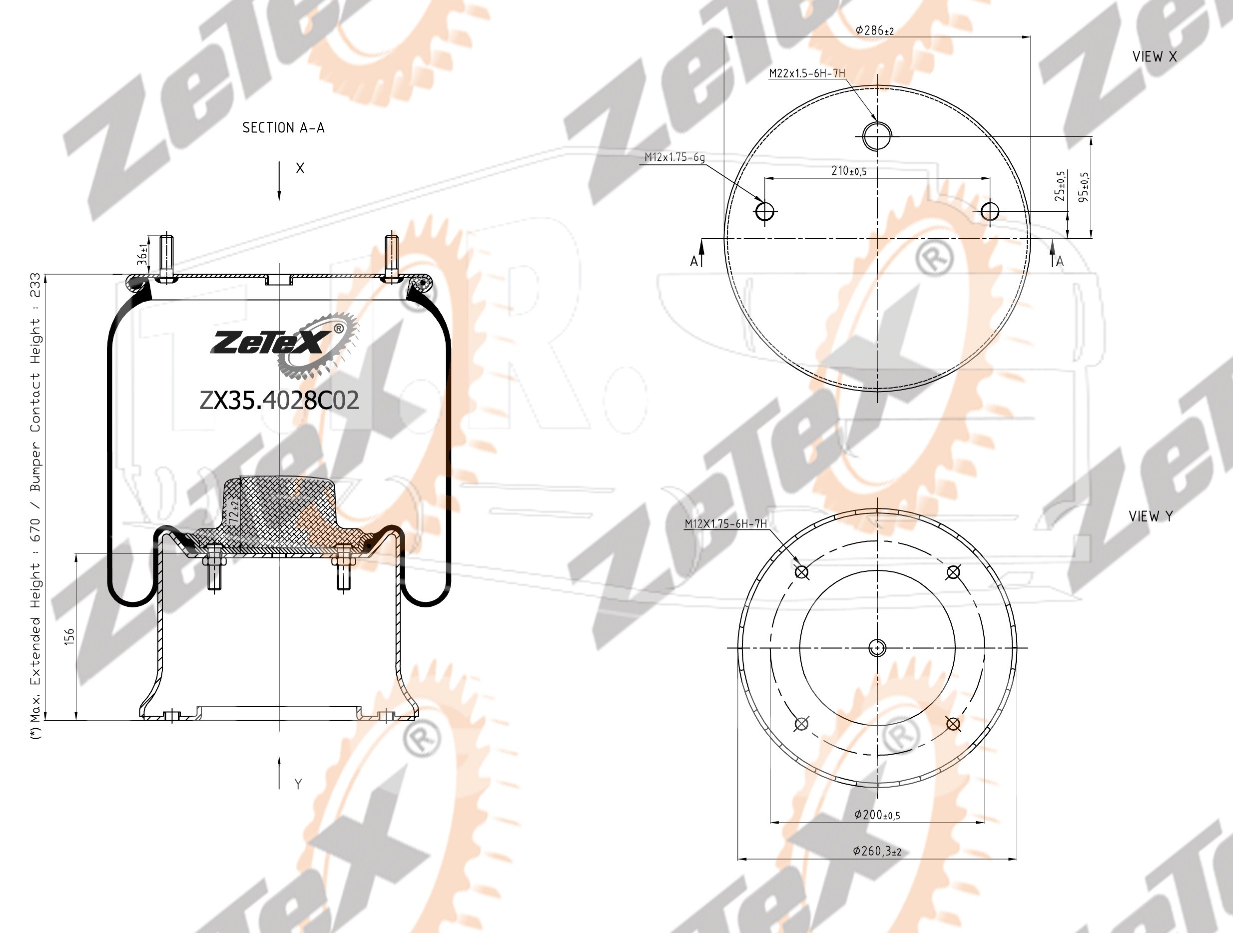 ZX35.4028C02, Пневморессора — ZeTeX