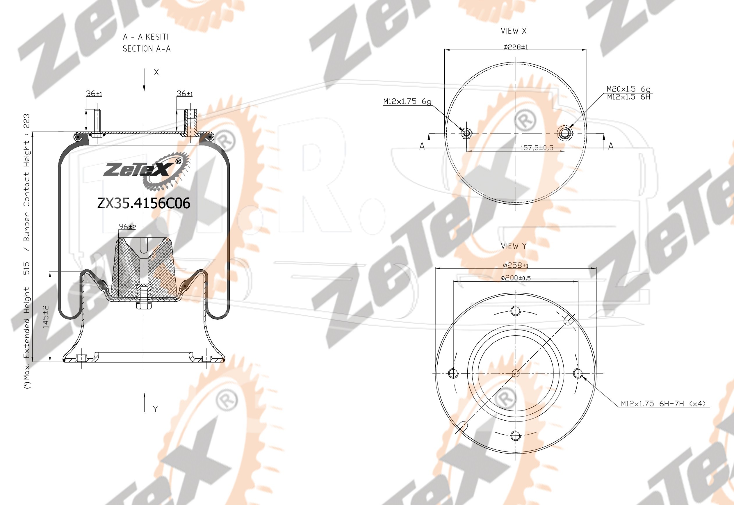 ZX35.4156C06, Пневморессора — ZeTeX