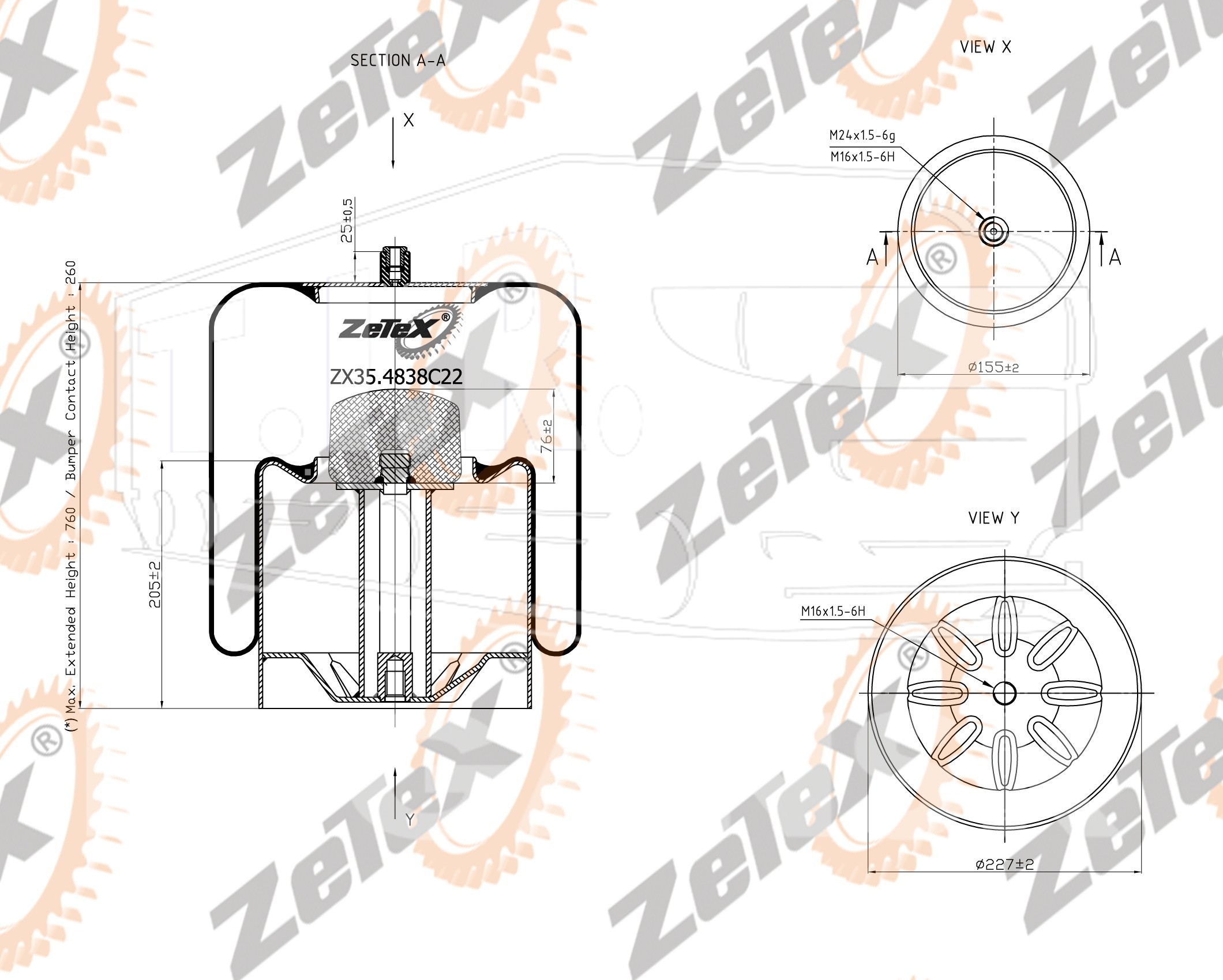 ZX35.4838C22, Пневморессора — ZeTeX