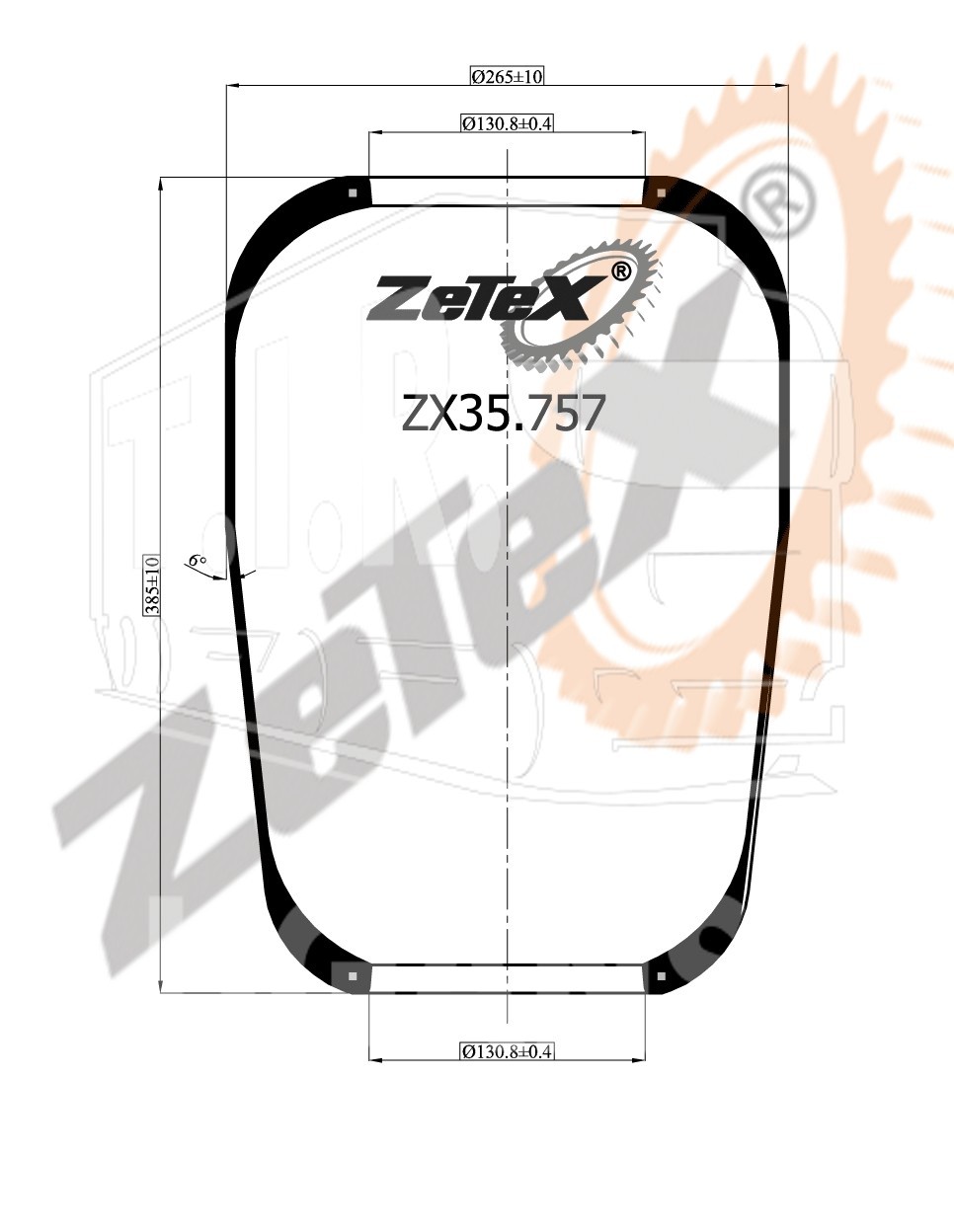 ZX35.757, Пневморессора 757N — ZeTeX