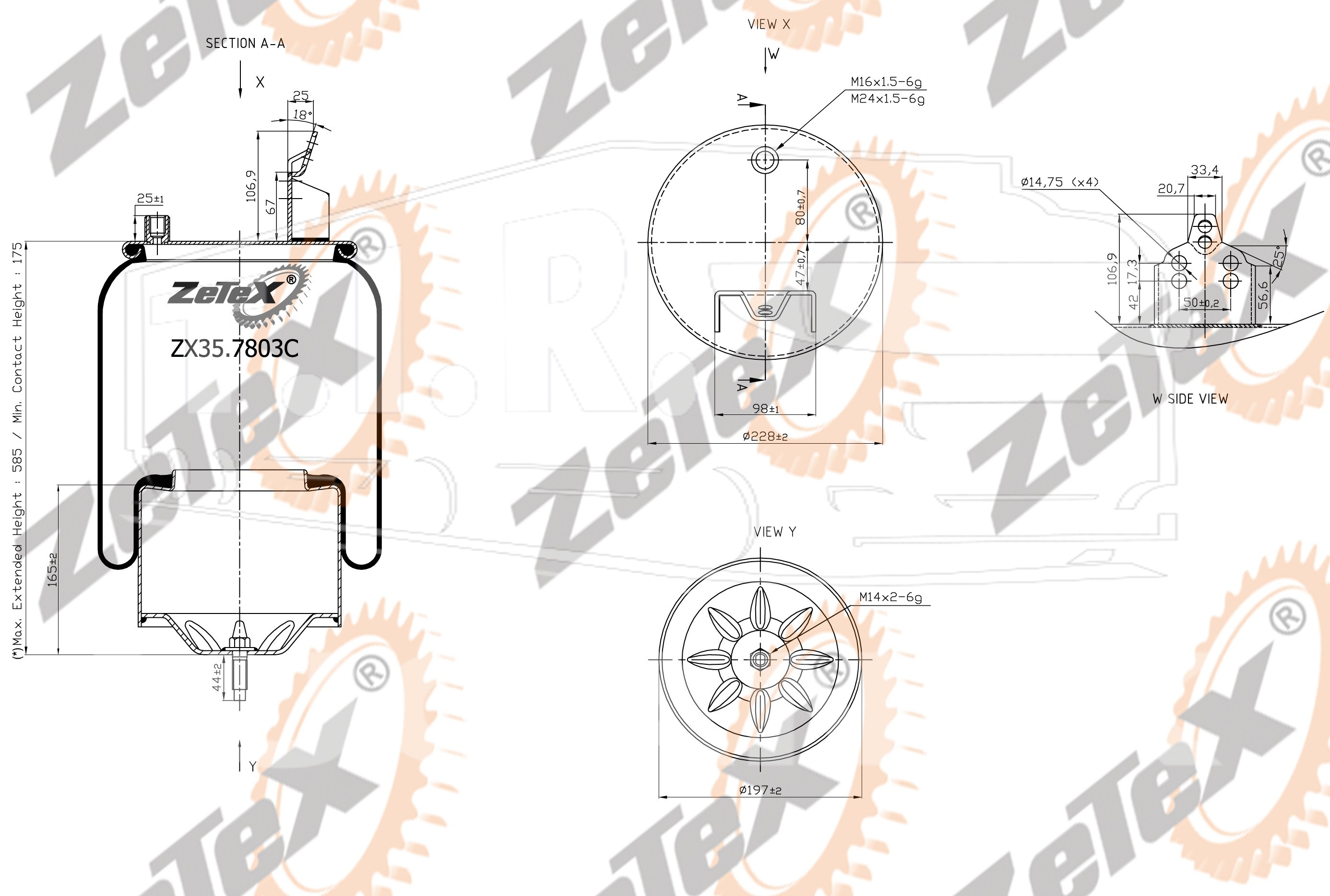 ZX35.7803C, Пневморессора — ZeTeX