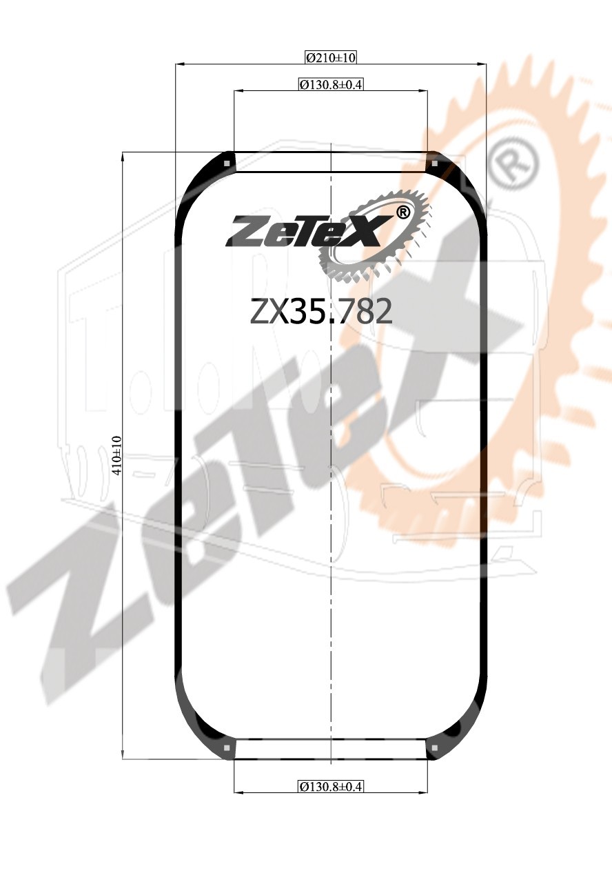 ZX35.782, Пневморессора 782N IRIS / RENAULT — ZeTeX