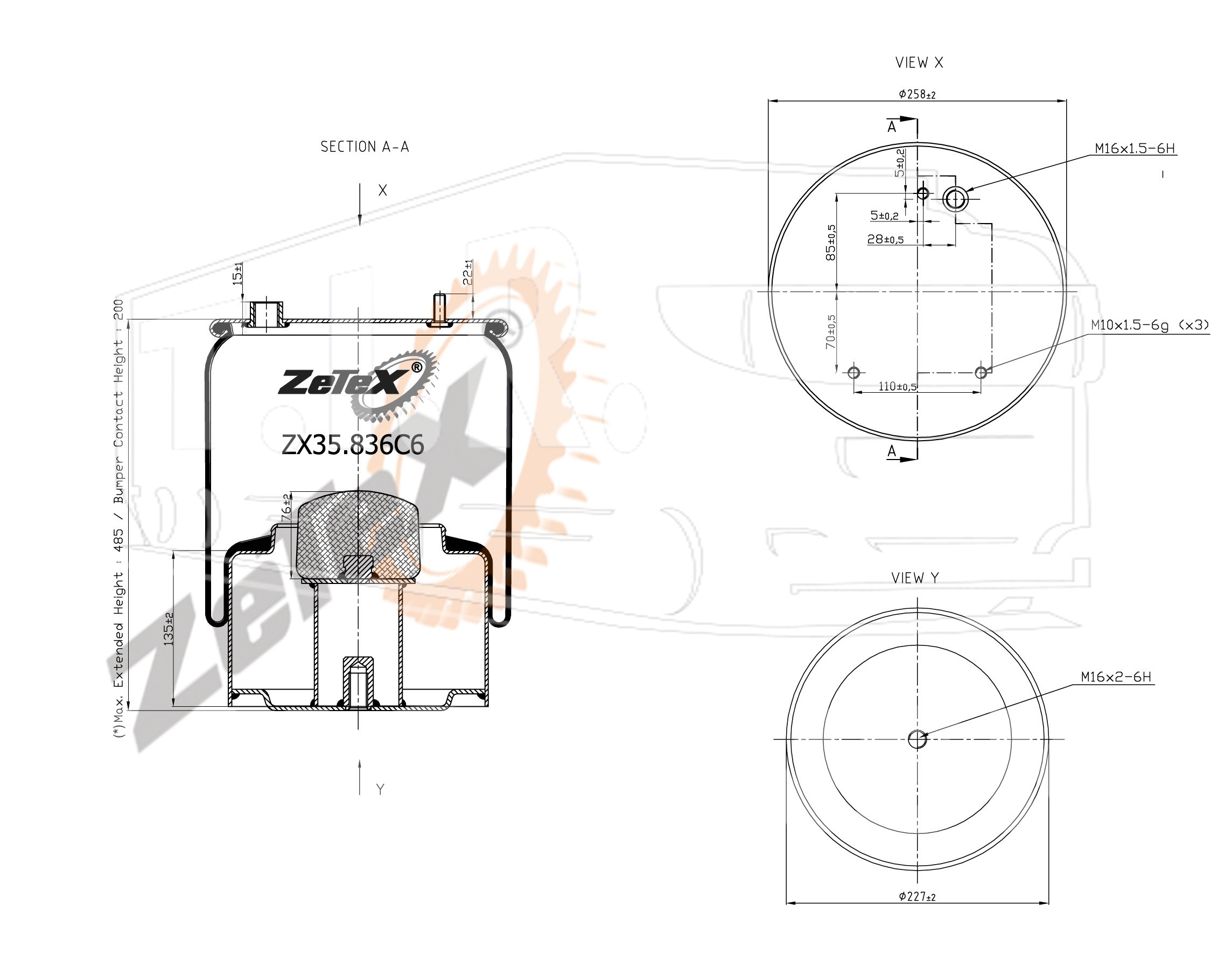 ZX35.836C6, Пневморессора 836MBK6 — ZeTeX