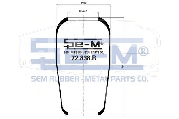 SEM72.838.R, Пневморессора — SEM