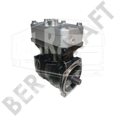 BK1205043AC, Компрессор 2-х цилиндровый DAF 95 95.360 (НОВЫЙ НЕ ВОССТАНОВЛЕННЫЙ) — Bergkraft