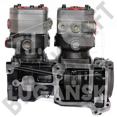 BK1203051AC, Компрессор 2-х цилиндровый MAN D2876LFG/D2866LFG (НОВЫЙ НЕ ВОССТАНОВЛЕННЫЙ) — Bergkraft
