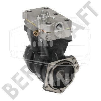 BK1206014AC, Компрессор 2-х цилиндровый MB/VOLVO/DAF (НОВЫЙ НЕ ВОССТАНОВЛЕННЫЙ) — Bergkraft