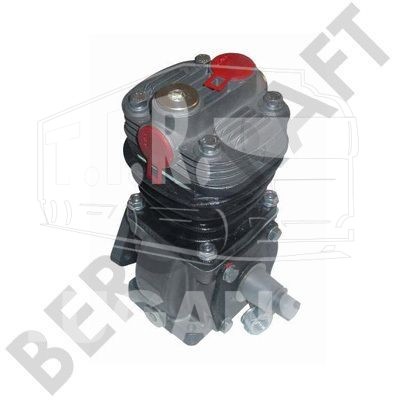 BK1205016AC, Компрессор возд. одноцилиндровый 150сс RENAULT RVI (НОВЫЙ НЕ ВОССТАНОВЛЕННЫЙ) — Bergkraft