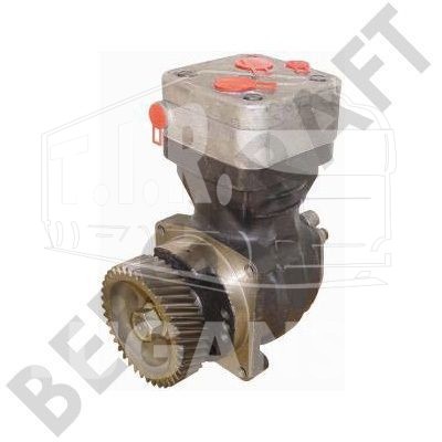 BK1204041AC, Компрессор одноцилиндровый D=85mm/318cc/12.5BAR MB AXOR OM906LA (НОВЫЙ НЕ ВОССТАНОВЛЕННЫЙ) — Bergkraft