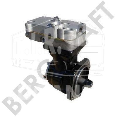 BK1206012AC, Компрессор одноцилиндровый VOLVO FM12/FH12 (НОВЫЙ НЕ ВОССТАНОВЛЕННЫЙ) — Bergkraft