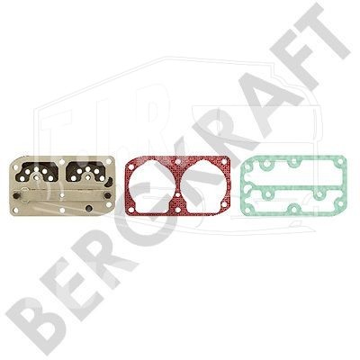 BK1107621AS, Плита компрессора в сборе+прокладки — Bergkraft