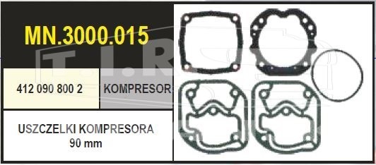 MN.3000.015, Р-к компрессора D90 — Truckline