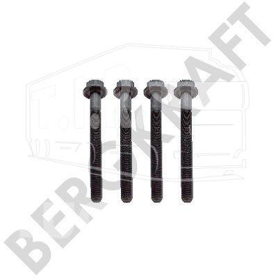BK8502013, Болты ГБЦ компрессора М8*65 — Bergkraft