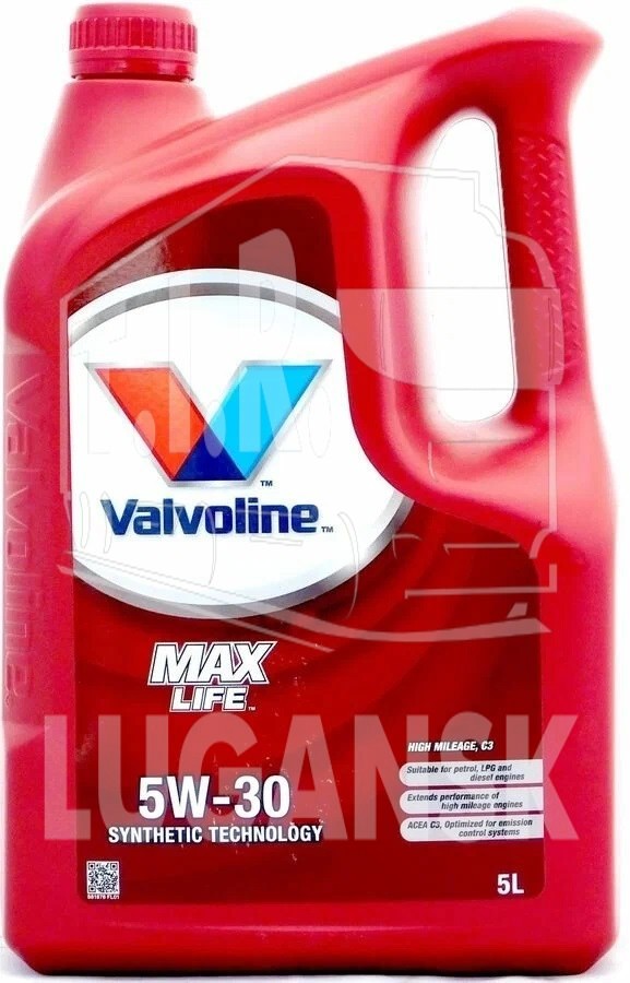 Масло VALVOLINE MAXLIFE C3 5w30 5л