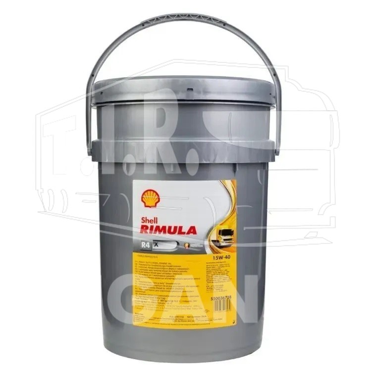 Масло SHELL Rimula R4X 15W-40 20L