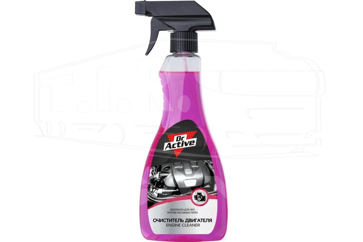 802442, Очиститель двигателя "Engine Cleaner" 500мл — Dr. Active