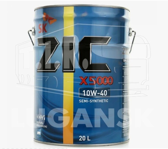 Масло ZIC X5 Diesel 10W40 20л