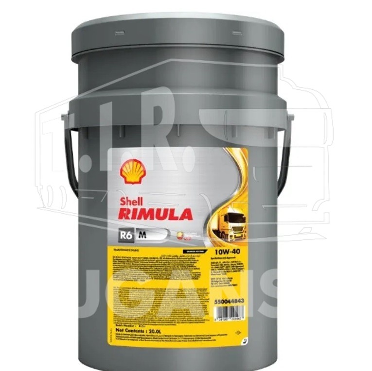 Масло SHELL Rimula R6M 10w-40 20л