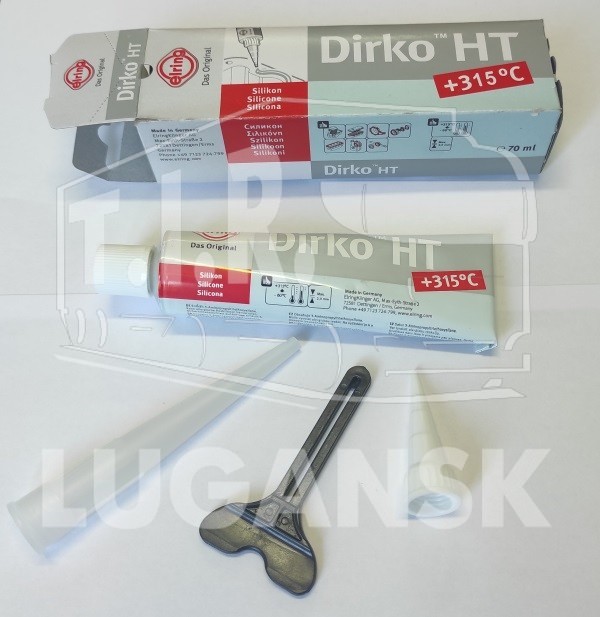 036.164, Герметик серый DIRKO 70ml — Elring