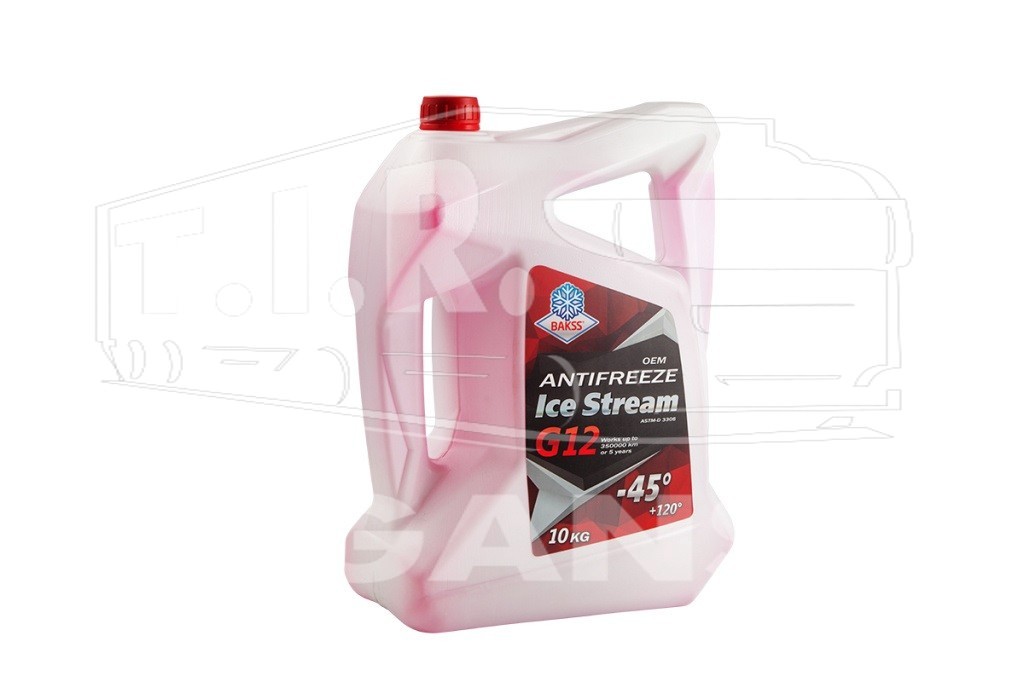 Антифриз ICE STREAM G12 красный 10кг