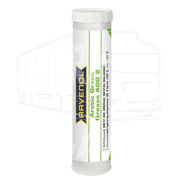 Смазка зеленая RAVENOL Arctic Green Grease AGG 2  (0,4кг) туба
