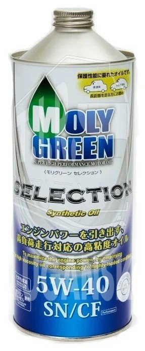 Масло MOLY GREEN SELECTION 5W-40 SN/CF 1л