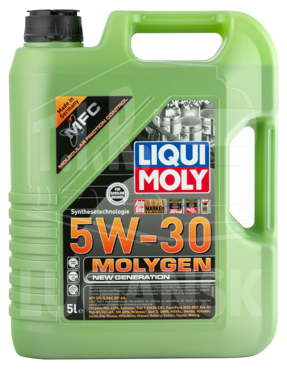 9952, Масло LIQUI MOLY Molygen New Generation 5W-30 5л — LIQUI MOLY