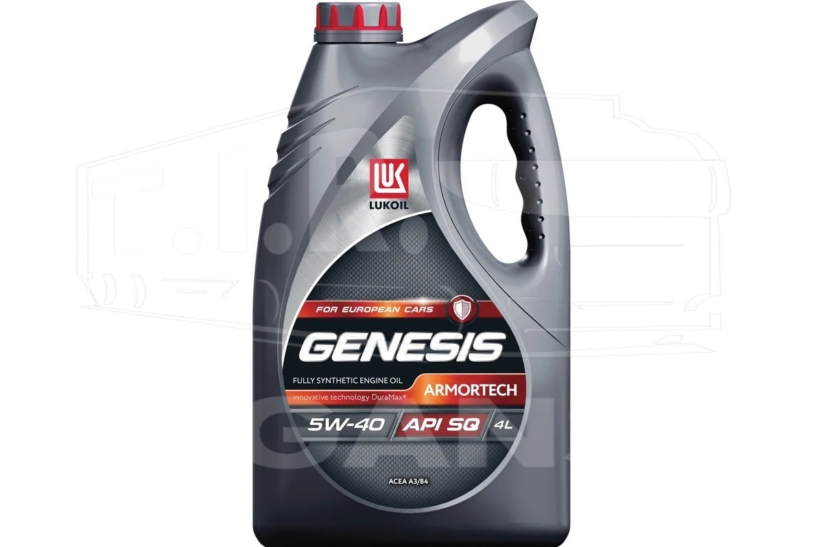 2255948, Масло LUKOIL GENESIS Armortech A3/B4 5W-40, 1л — LUKOIL