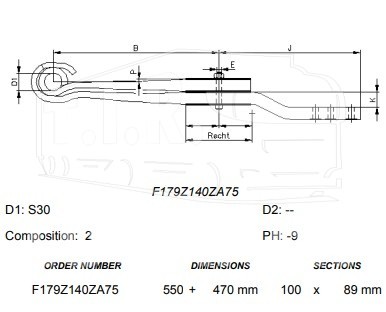 F179Z140ZA75, Рессора — Weweler