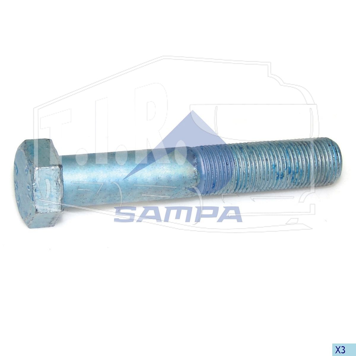 102.504, Палец рессоры М24*2*140 (10.9) — Sampa