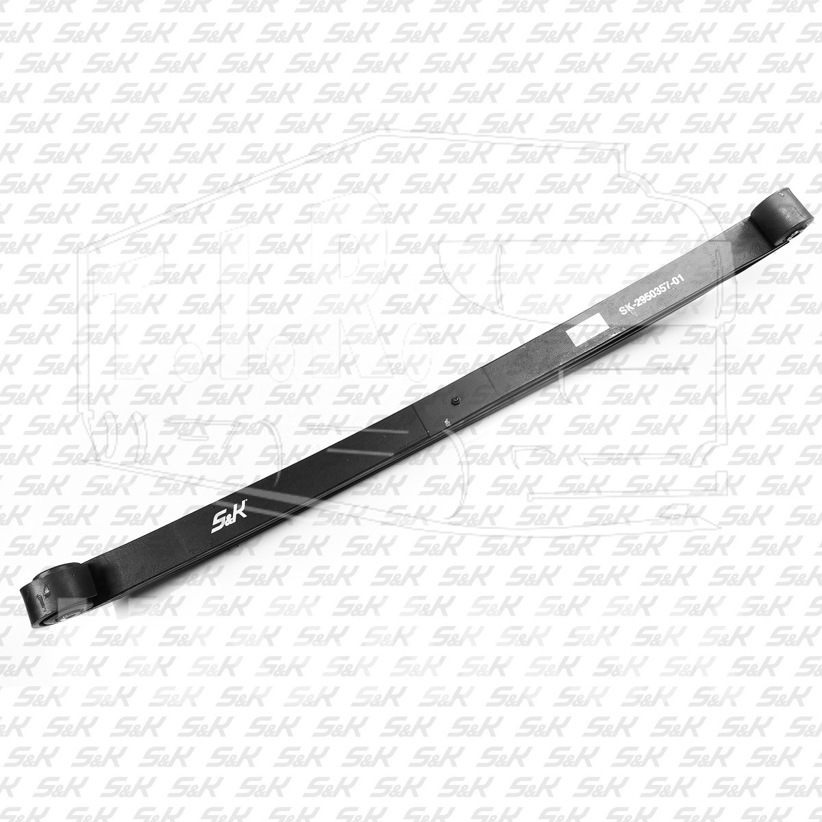 SK-2950357-01, Рессора передняя 3-х листовая — S&K GMBH