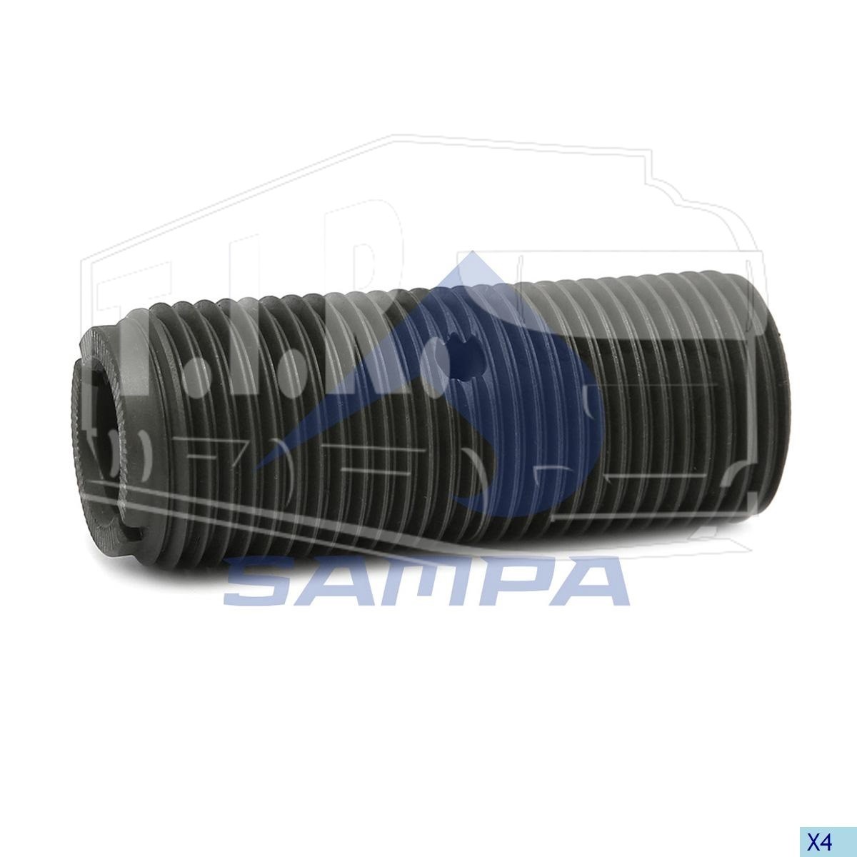 030.168, Втулка рессоры внутр М36*3/20*92.5 — Sampa